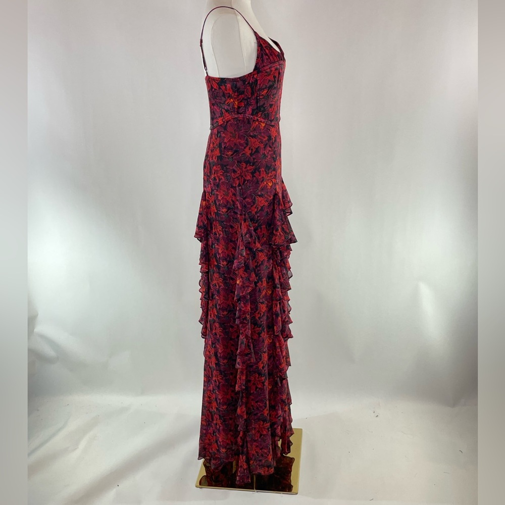 Cinq à Sept Stargazer Lillies Glenda Gown, 0 - Picture 14 of 17